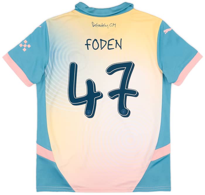 2024-25 Manchester City Fourth Shirt Foden #47 (KIDS)