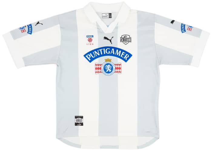 2000-01 Sturm Graz Home Shirt - 8/10 - (XL.Boys)