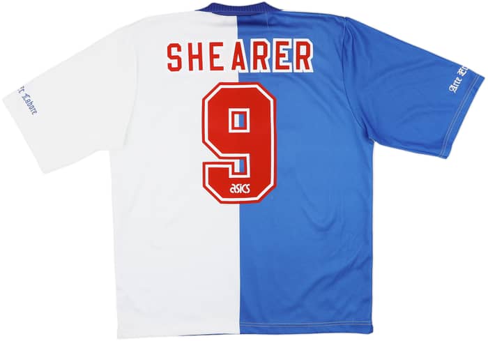 1994-95 Blackburn Home Shirt Shearer #9 - 8/10 - (L)