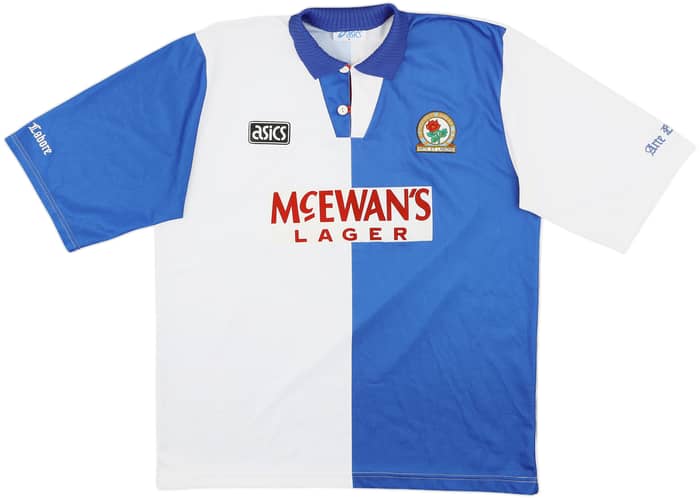 1994-95 Blackburn Home Shirt Shearer #9 - 8/10 - (L)