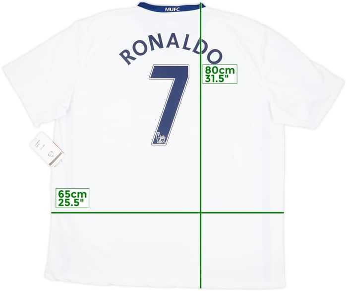 2008-10 Manchester United Away Shirt Ronaldo #7 (XXL)