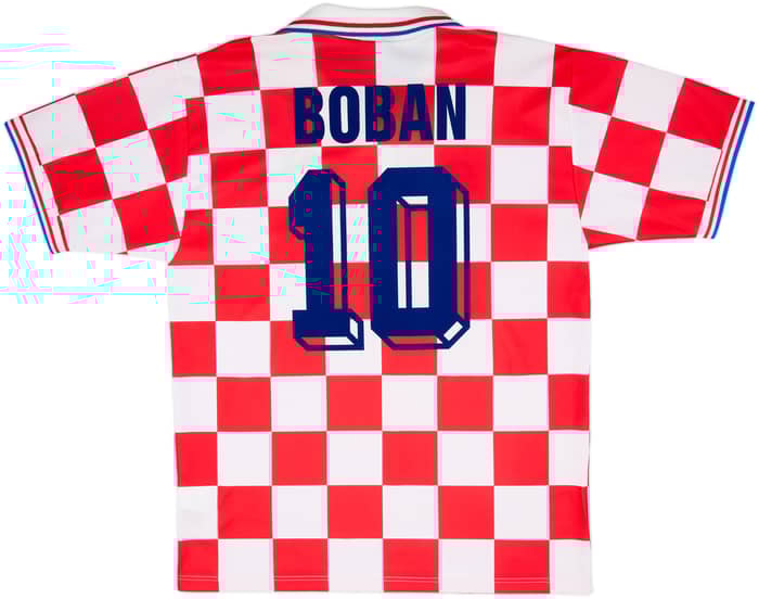 1996-98 Croatia Basic Home Shirt Boban #10 - 8/10 - (XL)