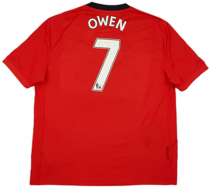 2009-10 Manchester United Home Shirt Owen #7 - 6/10 - (XL)