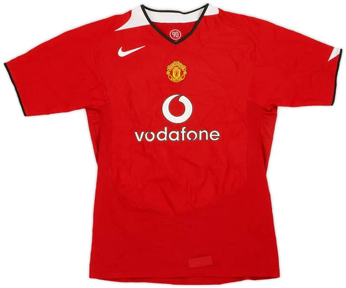 2004-06 Manchester United Home Shirt #11 - 7/10 - (XL.Boys)