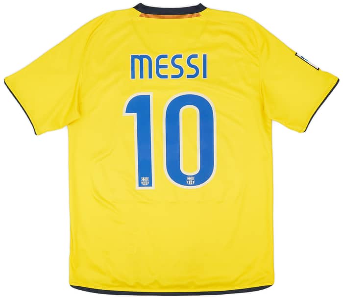 2008-10 Barcelona Away Shirt Messi #10 - 7/10 - (M)