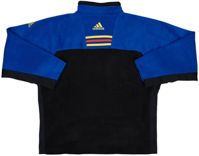 1998-99 Karlsruhe adidas 1/4 Zip Fleece Top - 8/10 - (L)