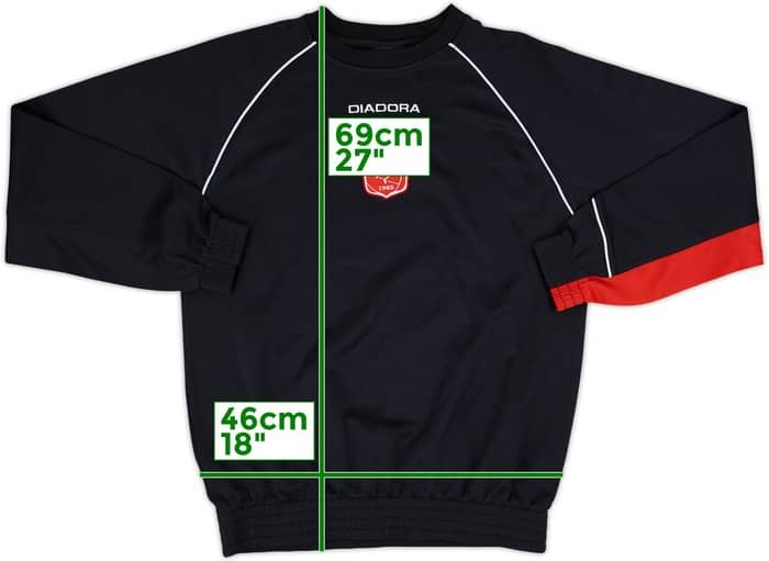 2009-10 FC Twente Diadora Sweat Top - 10/10 - (S)