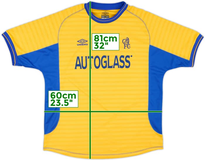 2000-01 Chelsea Away Shirt Stanic #12 - 8/10 - (XL)