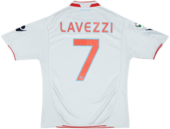2009-10 Napoli Away Shirt Lavezzi #7 - 6/10 - (XL.Boys)