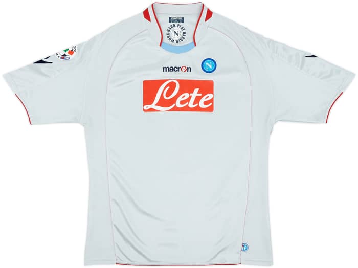 2009-10 Napoli Away Shirt Lavezzi #7 - 6/10 - (XL.Boys)