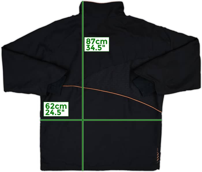 2005-07 West Ham Reebok Track Jacket - 8/10 - (XXL)