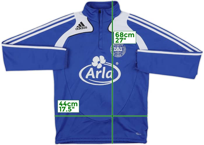 2009-10 Denmark adidas Sweat Top - 5/10 - (S)