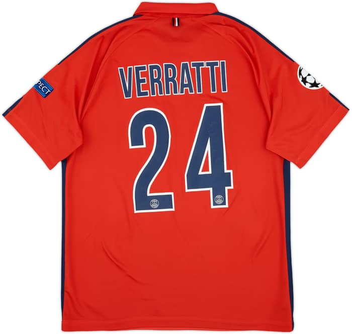 2014-15 Paris Saint-Germain Third Shirt Verratti #24 - 6/10 - (L)