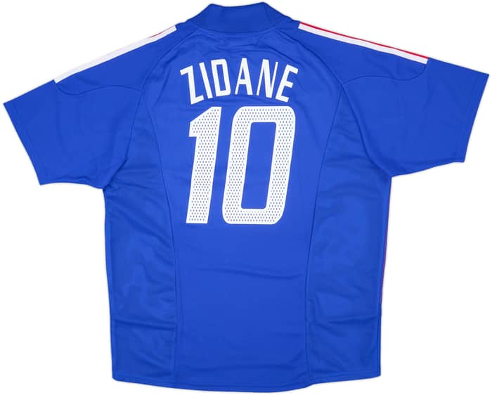 2002-04 France Home Shirt Zidane #10 (L)