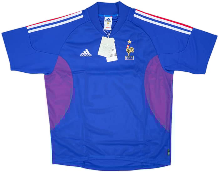 2002-04 France Home Shirt Zidane #10 (L)