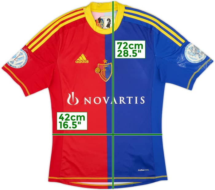 2012-13 FC Basel Home Shirt - 3/10 - (S)