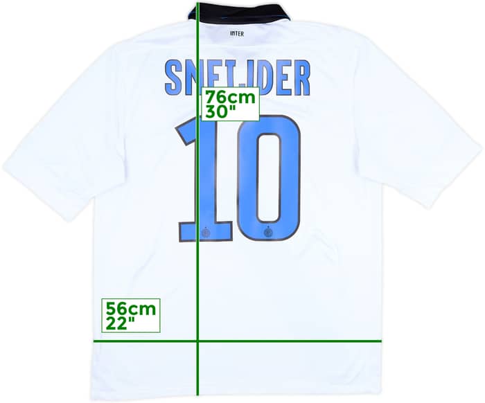 2011-12 Inter Milan Away Shirt Sneijder #23 - 8/10 - (L)