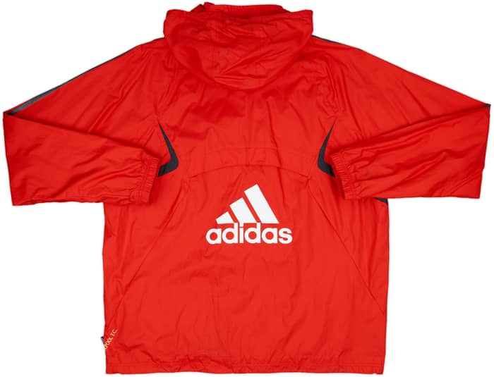 2007-08 Liverpool adidas Hooded Rain Jacket - 7/10 - (L)