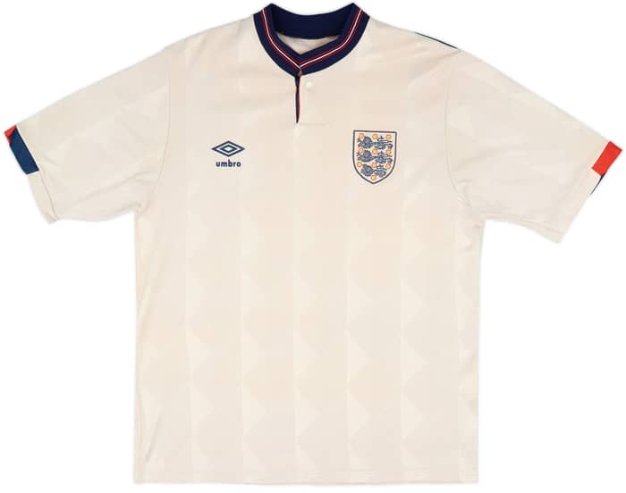 1987-90 England Home Shirt - 4/10 - (M)