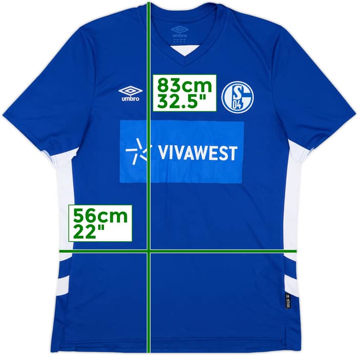 2021-22 Schalke Home Shirt - 9/10 - (XL)