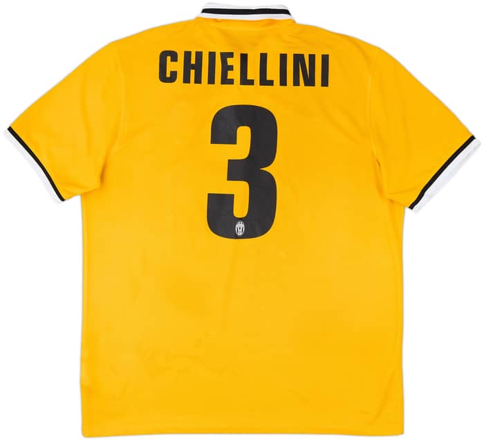 2013-14 Juventus Away Shirt Chiellini #3 - 7/10 - (L)