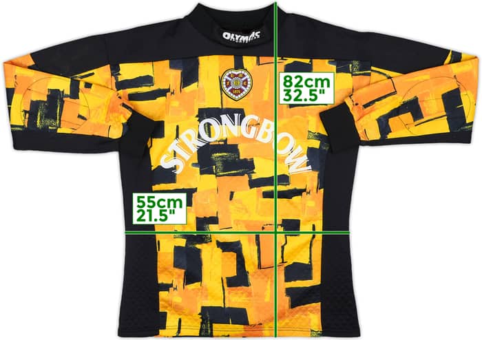 1997-98 Hearts GK Shirt - 8/10 - (L.Boys)