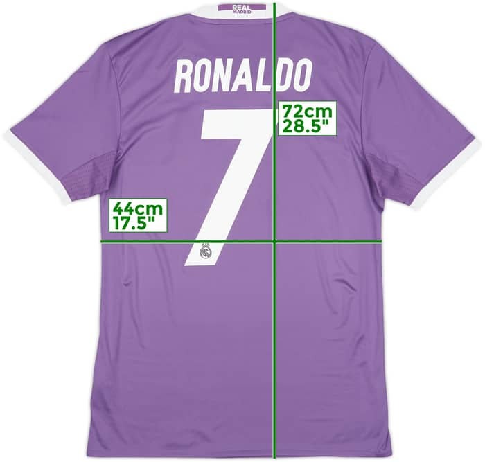 2016-17 Real Madrid Away Shirt Ronaldo #7 - 8/10 - (S)