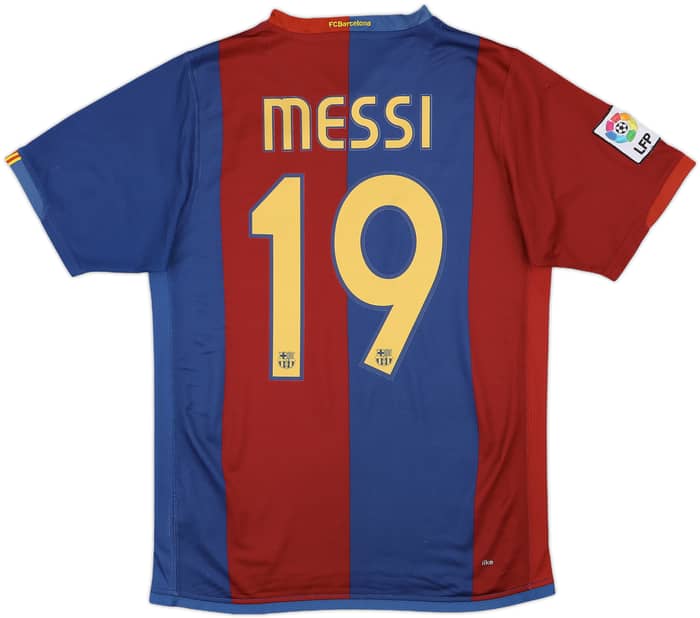 2006-07 Barcelona Home Shirt Messi #19 - 7/10 - (S)