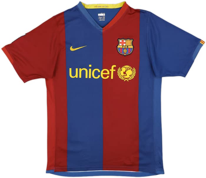 2006-07 Barcelona Home Shirt Messi #19 - 7/10 - (S)