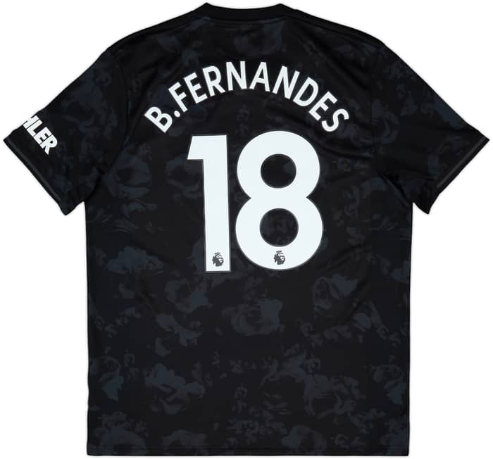 2019-20 Manchester United Third Shirt B.Fernandes #18 - 9/10 - (L)