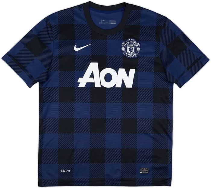 2013-14 Manchester United Away Shirt Jones #4 - 6/10 - (L)