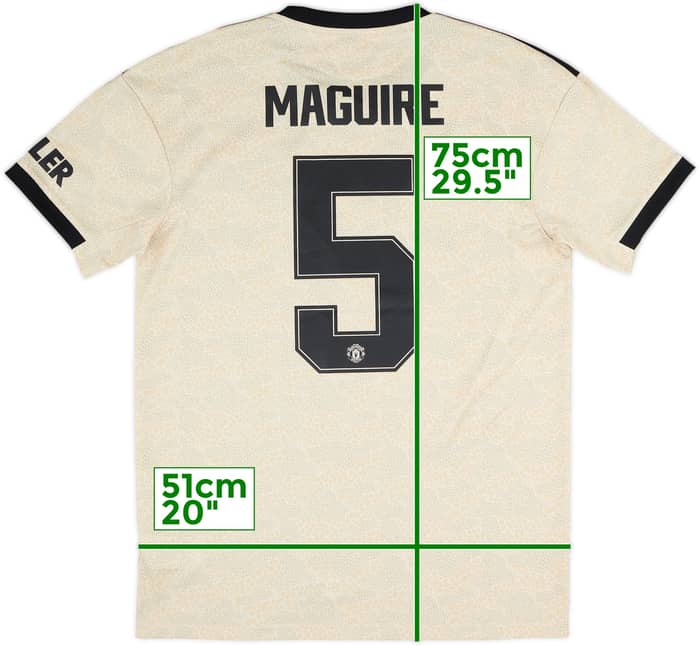 2019-20 Manchester United Away Shirt Maguire #5 - 10/10 - (M)