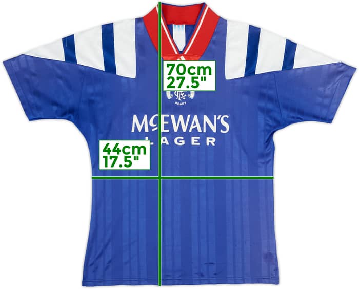 1992-94 Rangers Home Shirt - 8/10 - (S)