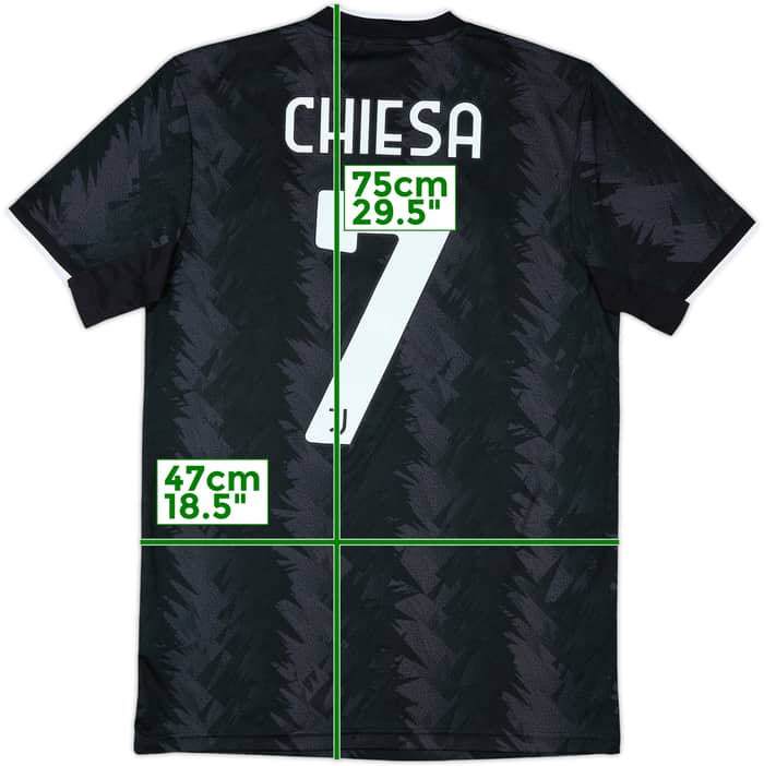 2022-23 Juventus Away Shirt Chiesa #7 - 9/10 - (S)