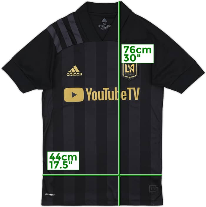 2020 LA FC Home Shirt - 8/10 - (XS)