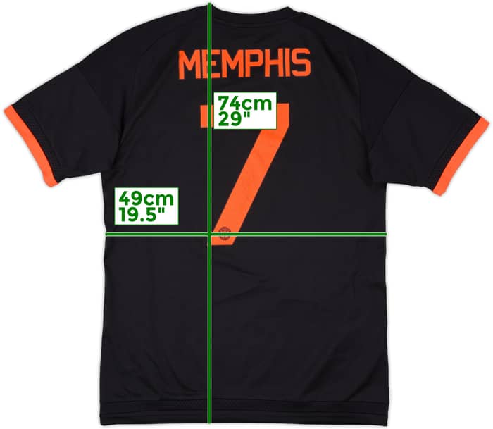 2015-16 Manchester United Third Shirt Memphis #7 - 7/10 - (M)