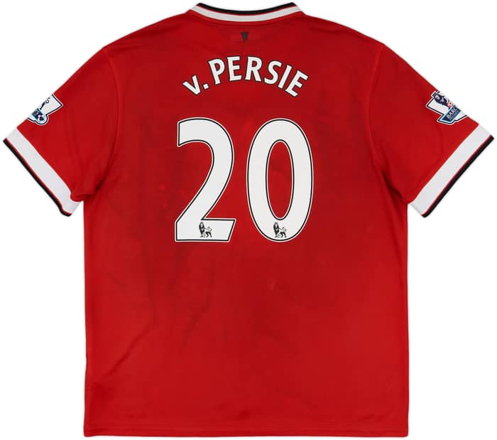 2014-15 Manchester United Home Shirt v.Persie #20 - 4/10 - (XL)