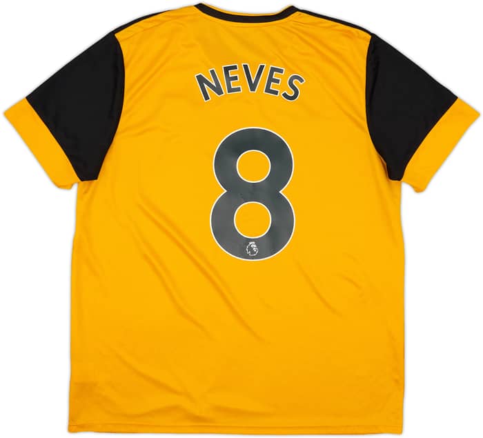 2020-21 Wolves Home Shirt Neves #8 - 7/10 - (XL)