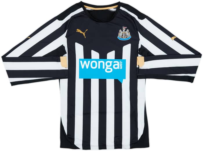 2014-15 Newcastle Player Issue ACTV Fit Home L/S Shirt Jonas #18 - 9/10 - (XL)