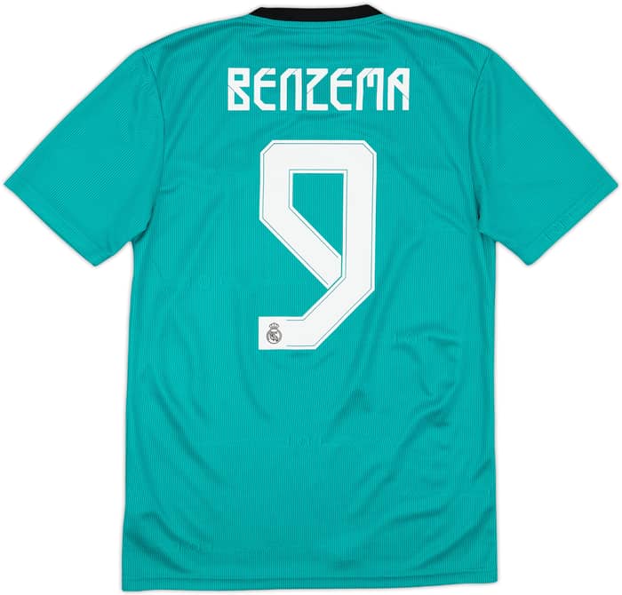 2021-22 Real Madrid Third Shirt Benzema #9 - 9/10 - (S)
