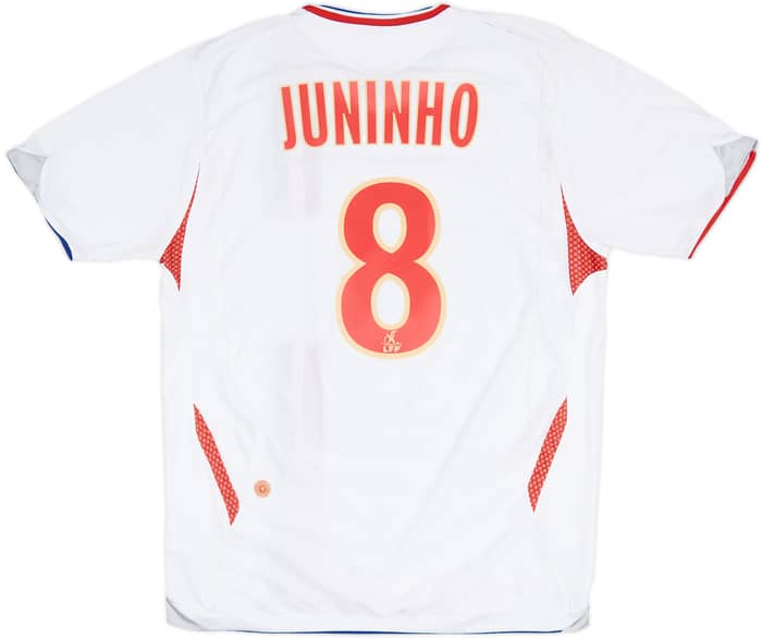 2008-09 Lyon Home Shirt Juninho #8 - 6/10 - (M)