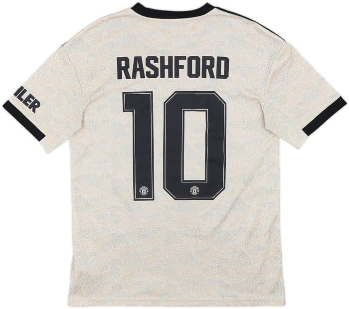 2019-20 Manchester United Away Shirt Rashford #10 - 9/10 - (XL.Boys)