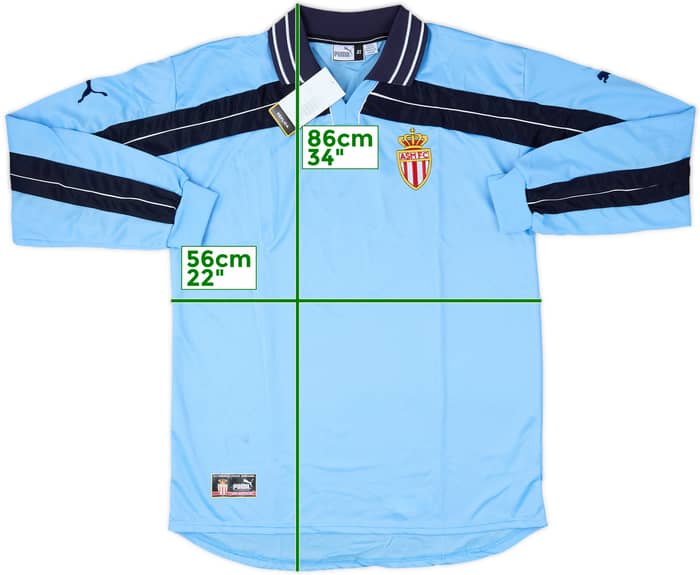 2001-02 Monaco Away L/S Shirt (XL)