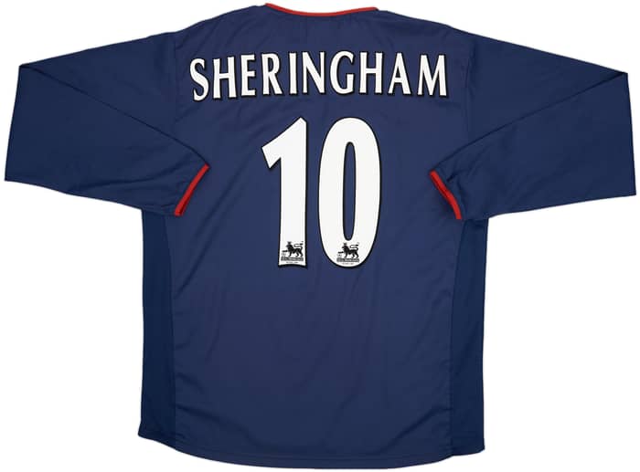 2003-04 Portsmouth Away L/S Shirt Sheringham #10 - 8/10 - (L)