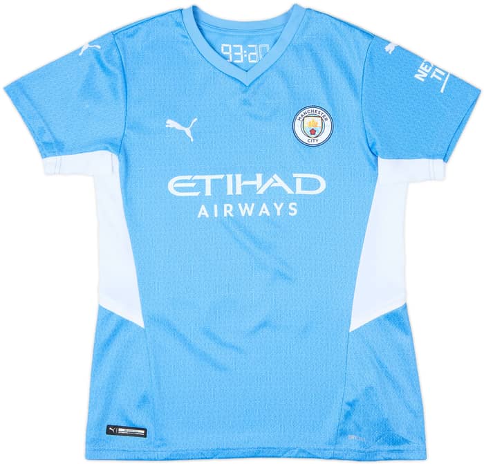 2021-22 Manchester City Home Shirt Grealish #10 - 7/10 - (Women's S)