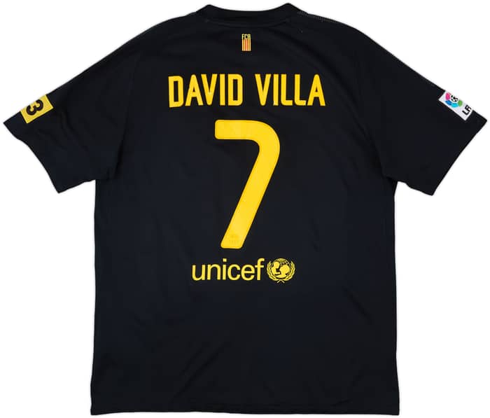 2011-12 Barcelona Away Shirt David Villa #7 - 6/10 - (XL)