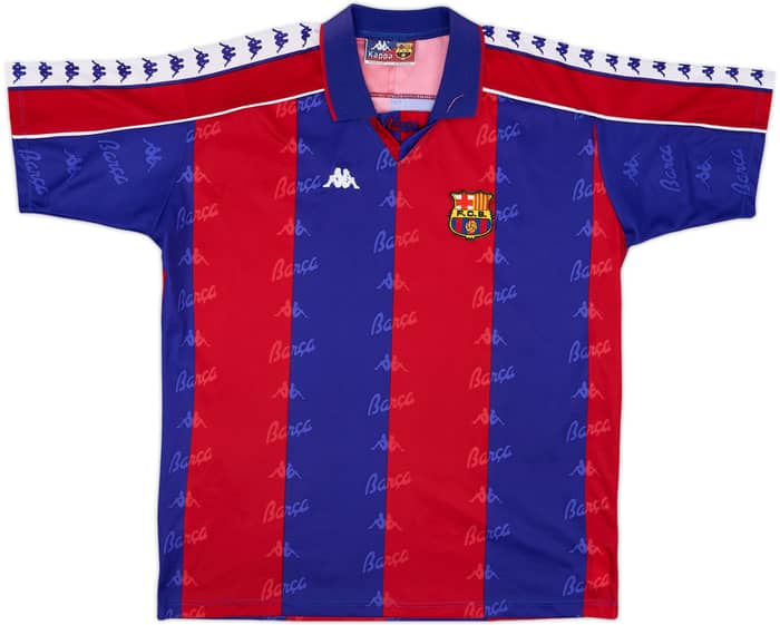 1992-95 Barcelona Home Shirt - 8/10 - (XL)
