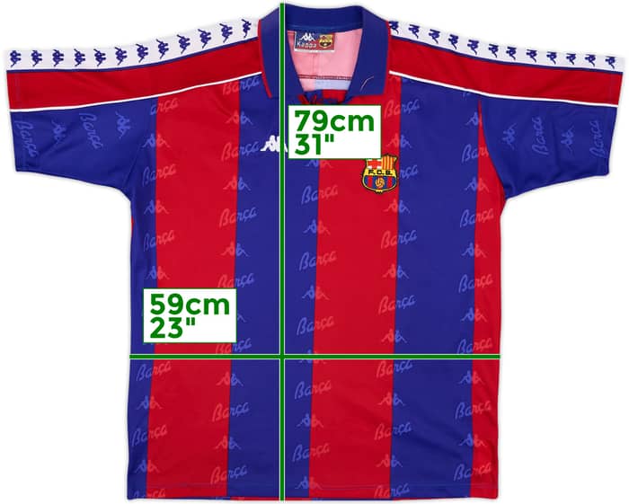 1992-95 Barcelona Home Shirt - 8/10 - (XL)