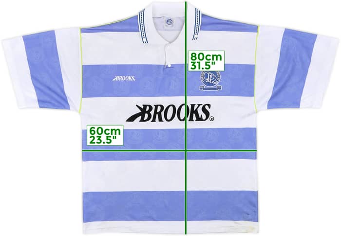 1991-92 QPR Home Shirt - 8/10 - (XL)