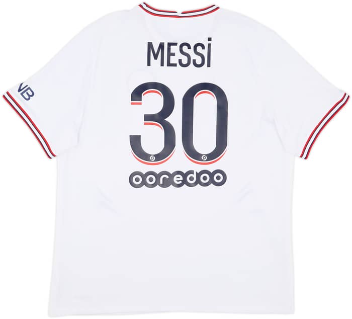 2021-22 Paris Saint-Germain Fourth Shirt Messi #30 - 7/10 - (XL)